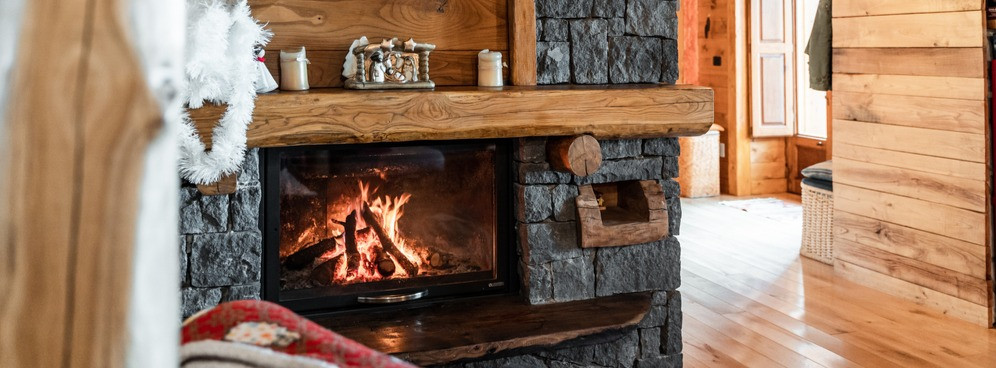Ferienhaus mit Kamin Chalet