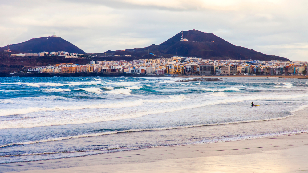 Playa de Las Canteras bei Las Palmas