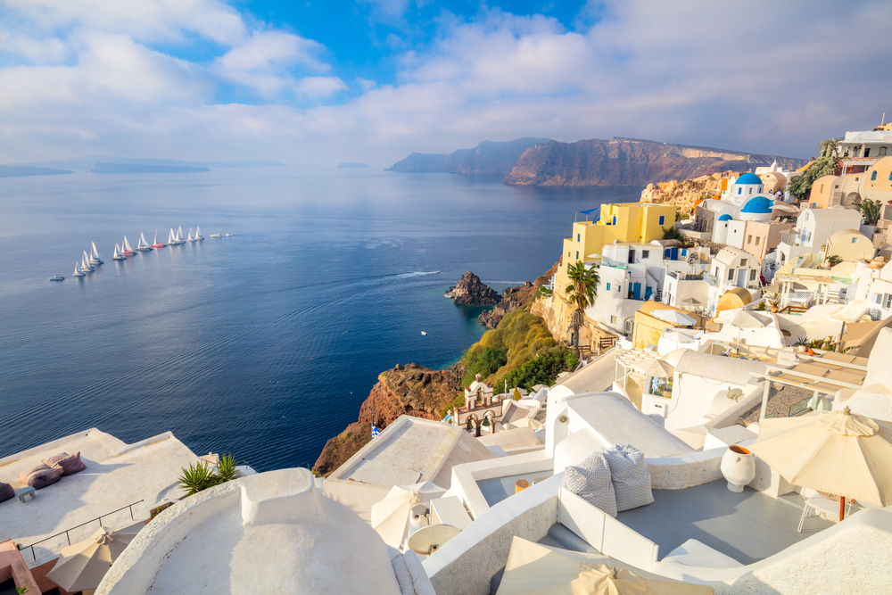 Santorin segeln