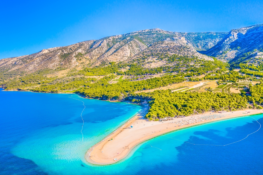 Zlatni Rat Strand Goldenes Horn